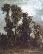 John Constable The path to the church painting